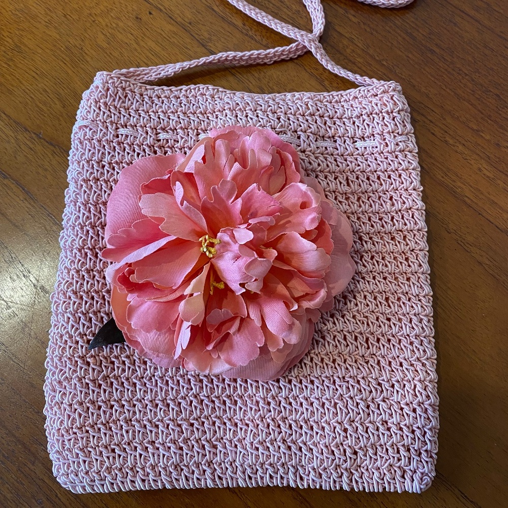 Valerie Barad for Cabrelli Flower Crocheted Purse